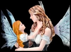 Elfen Figur - Tamy Nimmt Tochter In Arm Weiß -Statuen Modell Verkauf 2D FS25559 Elfen Figur Tamy nimmt Tochter in Arm 8 1280x1280