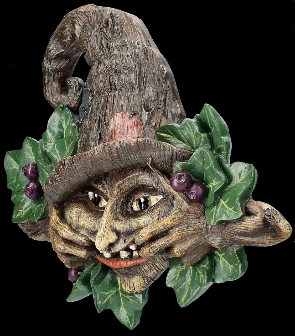 Wandrelief Greenman - Hexe Endora 9 Wandrelief Greenman - Hexe Endora – Bild 8