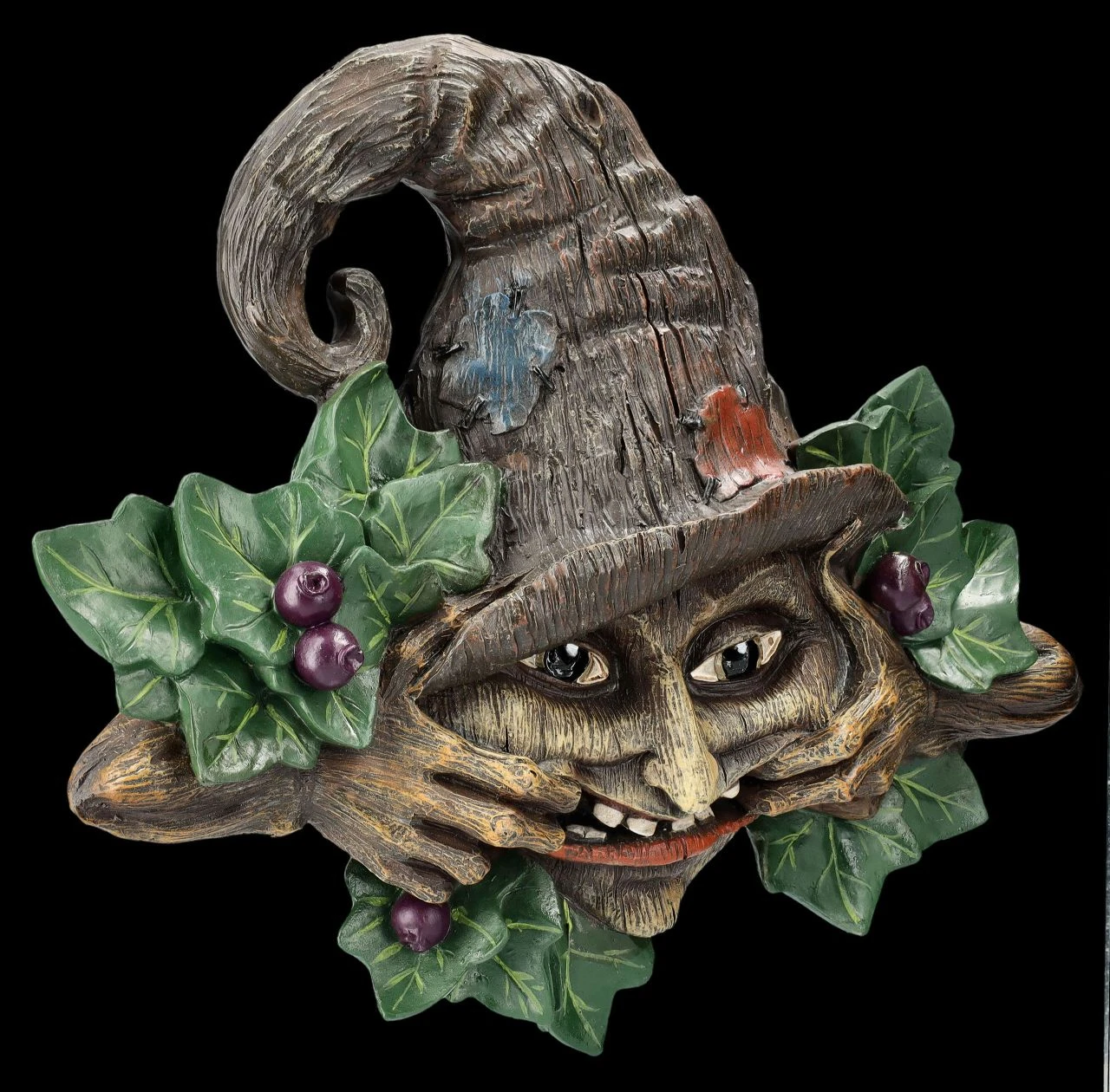 Wandrelief Greenman - Hexe Endora 3 Wandrelief Greenman - Hexe Endora – Bild 2