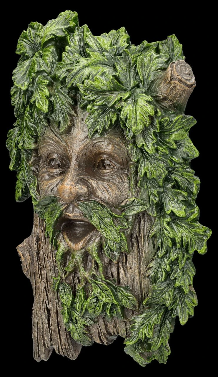 Wandrelief Greenman - Merlin 5 Wandrelief Greenman - Merlin – Bild 3