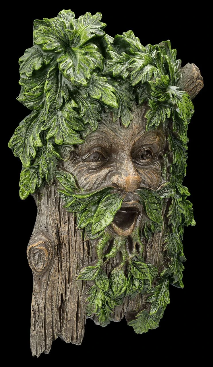 Wandrelief Greenman - Merlin 4 Wandrelief Greenman - Merlin – Bild 2