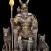 Odin Figur Auf Thron Mit Wölfen Und Raben -Statuen Modell Verkauf 2D FS25661 Odin Figur auf Thron mit W lfen und Raben 1 1280x1280