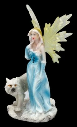 Elfen Figuren 2er Set - Feen Mit Wolf Babys -Statuen Modell Verkauf 2D FS25703 Elfen Figuren 2er Set Feen mit Wolf Babys 7 1280x1280