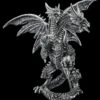 Drachenfigur Silber - Zweiköpfige Hydra 1 Drachenfigur Silber - Zweiköpfige Hydra -Statuen Modell Verkauf 2D FS25712 Drachenfigur silber Zweik pfige Hydra 1 1280x1280