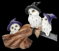 Lustige Eulen Figuren Auf Hexenbesen -Statuen Modell Verkauf 2D FS25718 Lustige Eulen spielen auf Hexenbesen 4 1280x1280