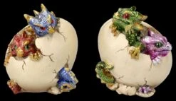 Drachenfiguren 2er Set - Bunte Zwillinge