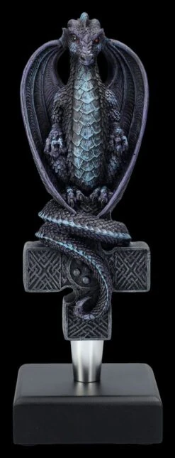 Bierhahngriff - Blauer Drache