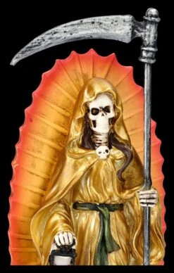 Santa Muerte Figur - Sensenmann Gold -Statuen Modell Verkauf 2D FS25833 Santa Muerte Figur Sensenmann gold 7 1280x1280