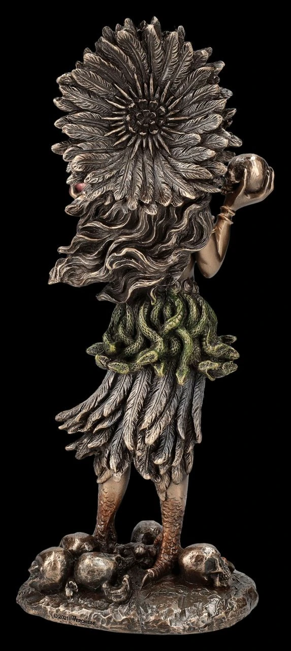 Coatlicue Figur - Azteken Göttin Mit Schlangenrock 6 Coatlicue Figur - Azteken Göttin Mit Schlangenrock – Bild 4