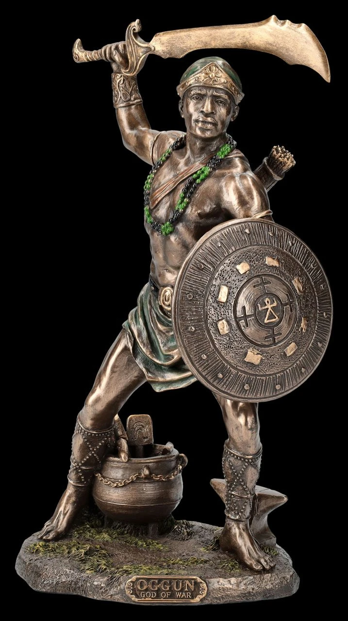 Oggun Figur - Yoruba Gott Des Krieges 3 Oggun Figur - Yoruba Gott Des Krieges