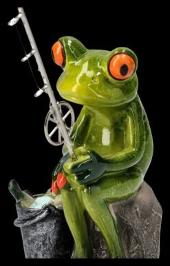 Lustige Frosch Figur Beim Angeln -Statuen Modell Verkauf 2D FS25940 Lustige Froschfigur beim Angeln 10 1280x1280