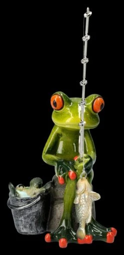Lustige Frosch Figur Beim Angeln -Statuen Modell Verkauf 2D FS25940 Lustige Froschfigur beim Angeln 2 1280x1280