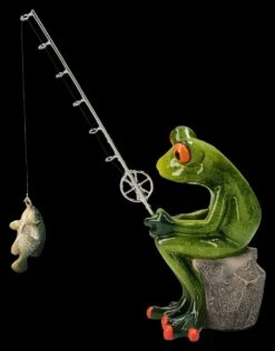 Lustige Frosch Figur Beim Angeln -Statuen Modell Verkauf 2D FS25940 Lustige Froschfigur beim Angeln 3 1280x1280