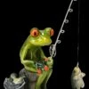 Lustige Frosch Figur Beim Angeln -Statuen Modell Verkauf 2D FS25940 Lustige Froschfigur beim Angeln 6 1280x1280