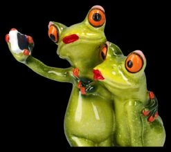 Lustige Frosch Figur - Liebespaar Selfie -Statuen Modell Verkauf 2D FS25941 Lustige Frosch Figur Liebespaar SElfie 3 1280x1280