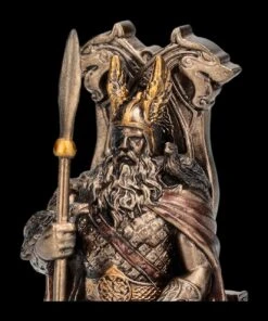 Odin Figur Klein Auf Thron Mit Wölfen -Statuen Modell Verkauf 2D FS25961 Odin Figur klein auf Thron mit W lfen 8 1280x1280