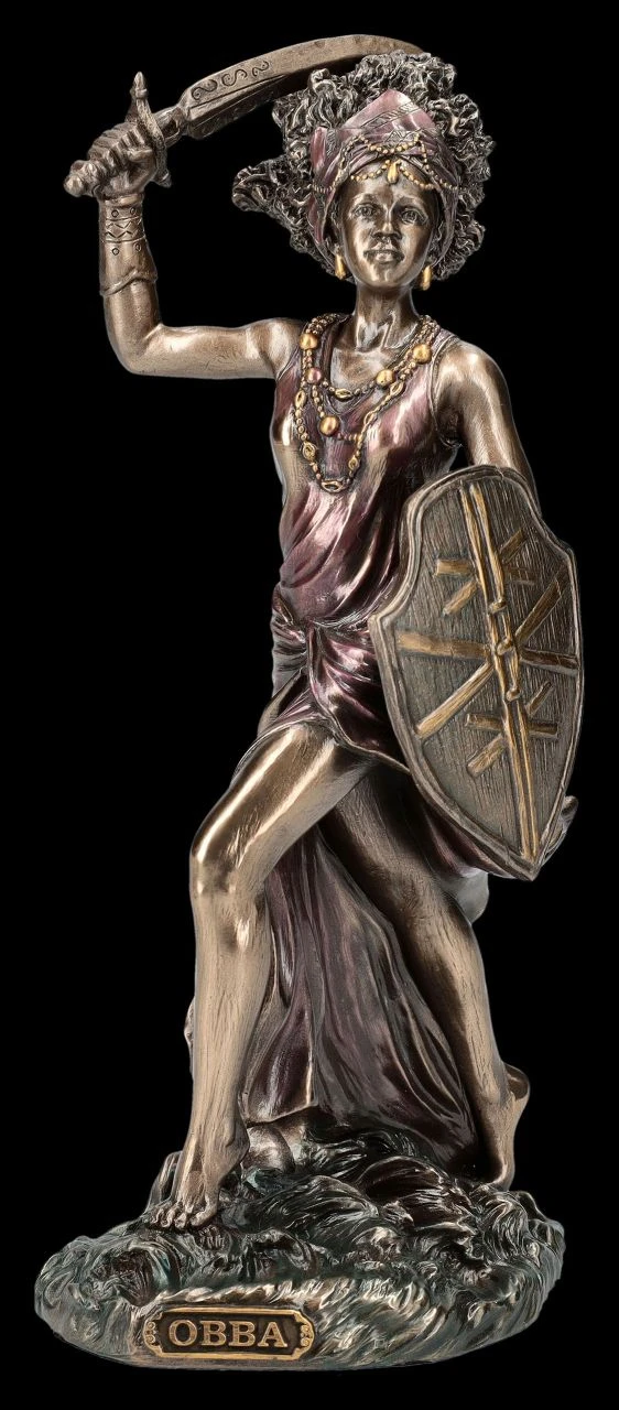 Obba Figur - Yoruda Wassergöttin Des Flusses Oba 3 Obba Figur - Yoruda Wassergöttin Des Flusses Oba