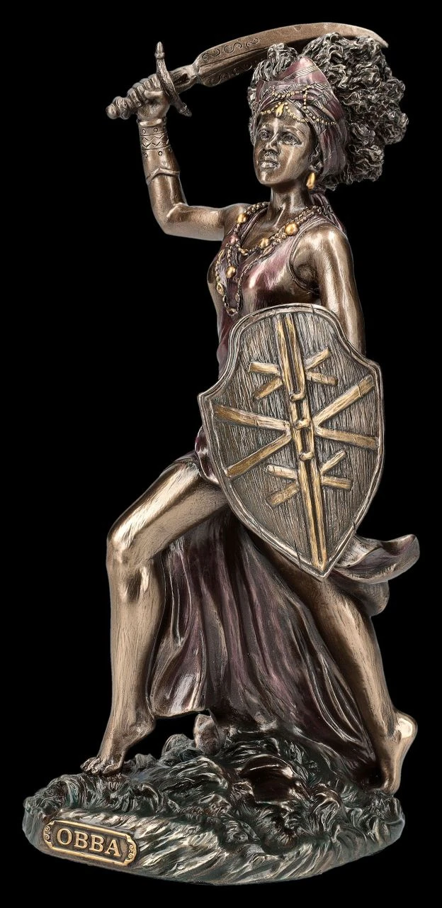 Obba Figur - Yoruda Wassergöttin Des Flusses Oba 5 Obba Figur - Yoruda Wassergöttin Des Flusses Oba – Bild 3