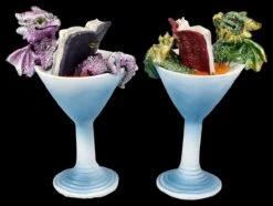 Drachen Figuren 2er Set - Chillen Im Cocktailglas