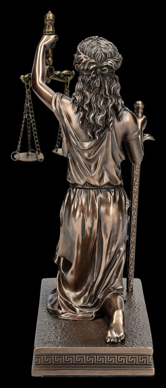 Justitia Figur - Römische Göttin Knieend 7 Justitia Figur - Römische Göttin Knieend – Bild 5