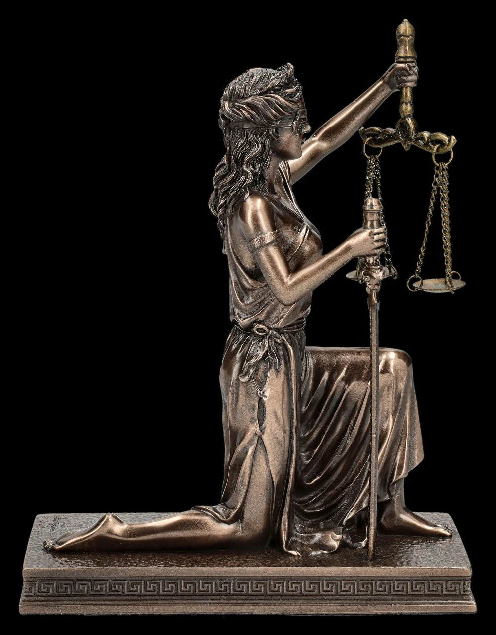 Justitia Figur - Römische Göttin Knieend 8 Justitia Figur - Römische Göttin Knieend – Bild 6