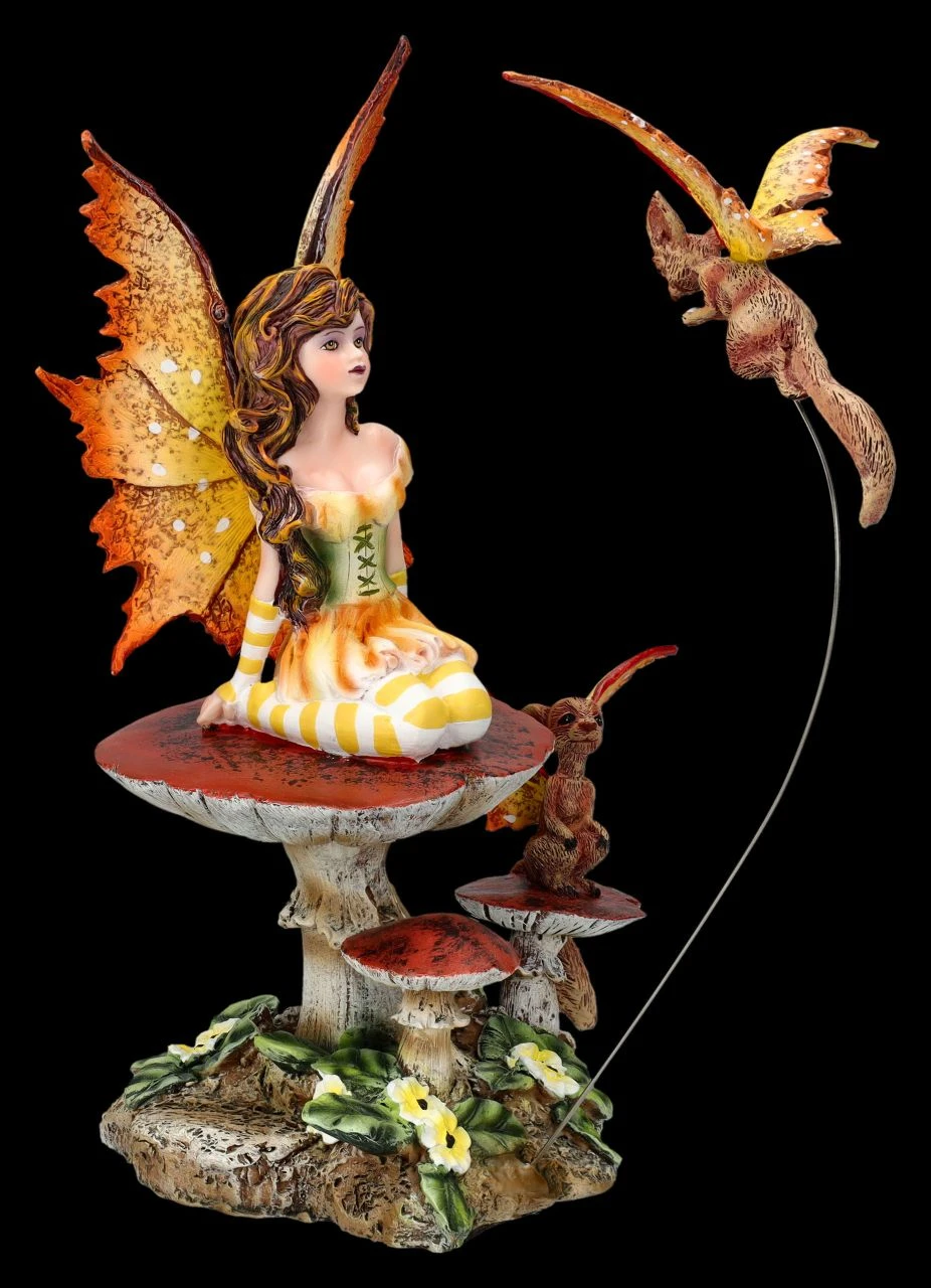 Elfen Figur Mit Drachen - Fluttering Friends 4 Elfen Figur Mit Drachen - Fluttering Friends – Bild 2