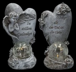 Grabengel Herz Set Mit Solar-Licht -Statuen Modell Verkauf 2D FS26246 GrabfigurHerz Set mit Solar Licht 2 1280x1280