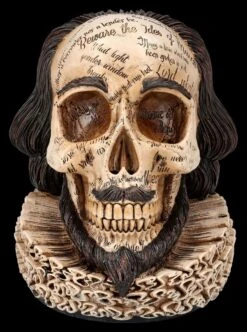 NEMESIS NOW Totenkopf Figur - Shakespear's Legacy -Statuen Modell Verkauf 2D FS26297 Totenkofp Figur Shakespears Legacy 1 1280x1280