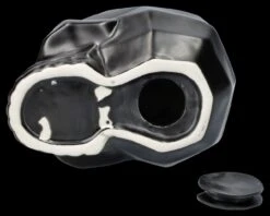 Totenkopf Spardose - Geometrie Schwarz 11 Totenkopf Spardose - Geometrie Schwarz -Statuen Modell Verkauf 2D FS26368 Totenkopf Spardose Geometire schwarz 7 1280x1280