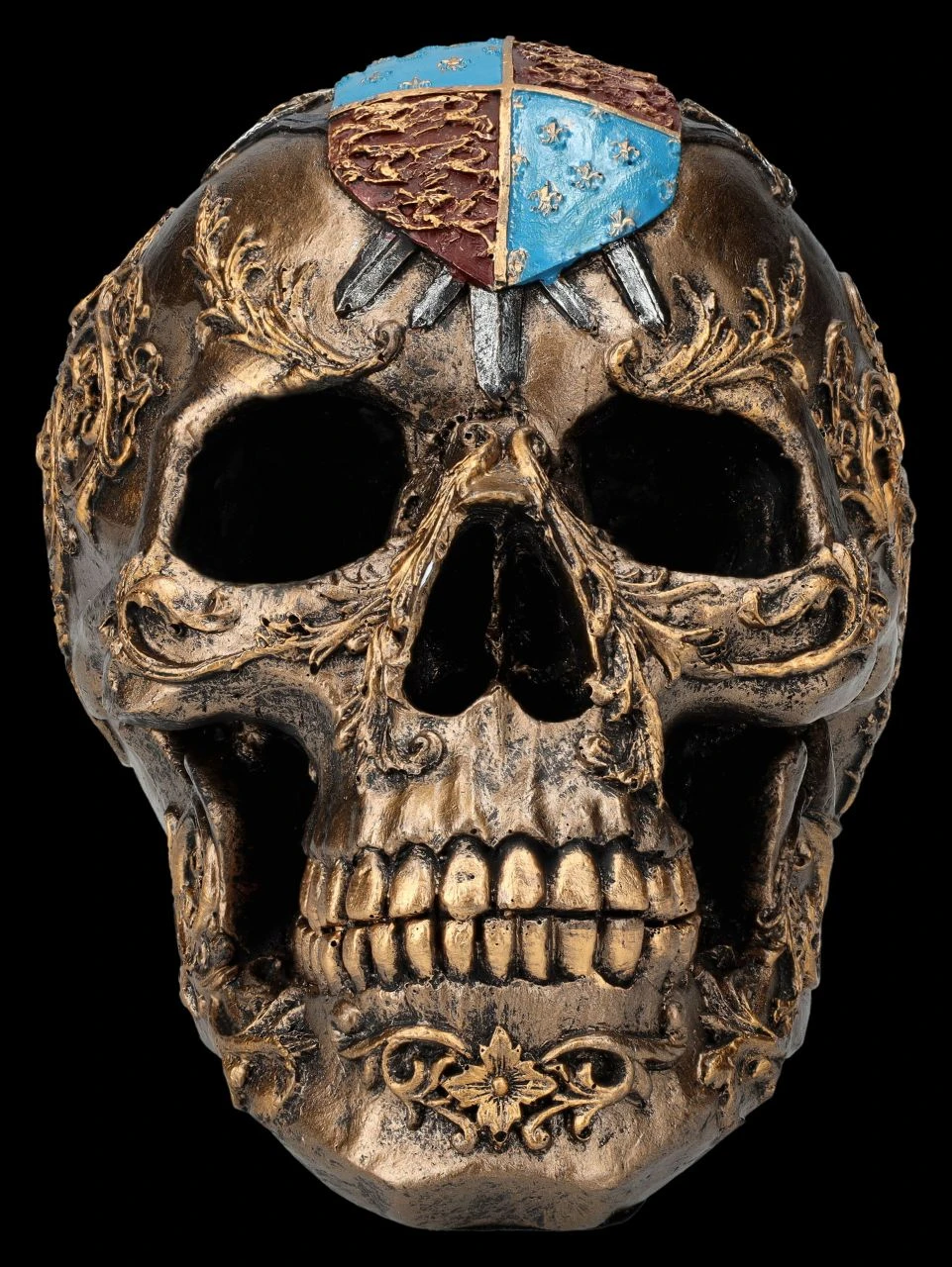 Totenkopf Figur - Ritter-Wappen 5 Totenkopf Figur - Ritter-Wappen – Bild 3