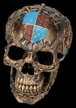 Totenkopf Figur - Ritter-Wappen 11 Totenkopf Figur - Ritter-Wappen -Statuen Modell Verkauf 2D FS26519 Totenkopf Figur mittelalterlich mit Wappen 2 1280x1280
