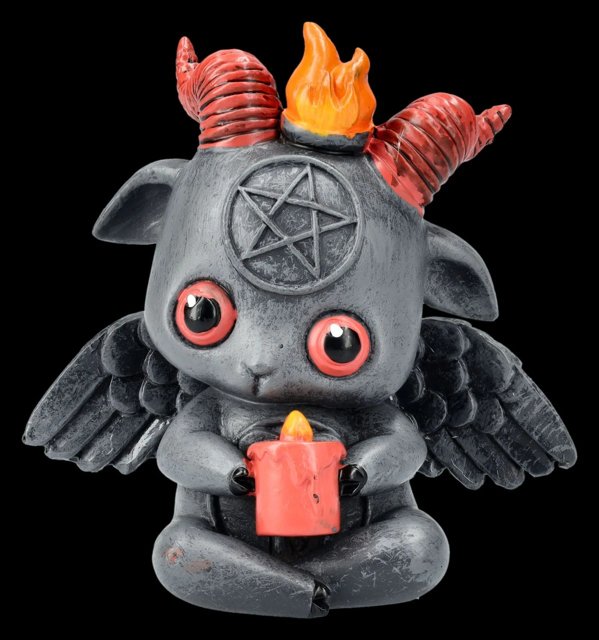 Baphomet Figur - Baphy Beim Ritual 3 Baphomet Figur - Baphy Beim Ritual