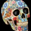 Totenkopf Figur Mit Buntem Blumenmuster -Statuen Modell Verkauf 2D FS26682 Totenkopf Figur mit buntem Bkumenmuster 5 1280x1280