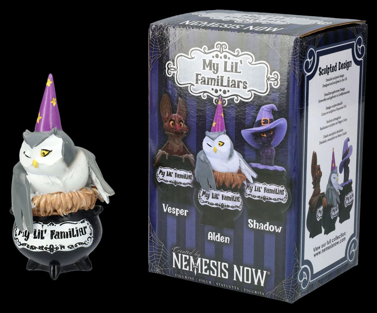NEMESIS NOW Eulen Figur - My Lil Familiar - Alden 4 NEMESIS NOW Eulen Figur - My Lil Familiar - Alden – Bild 2