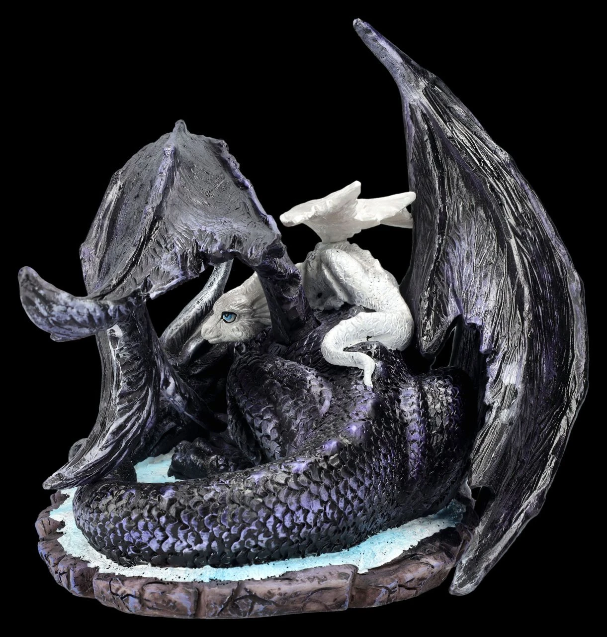 Drachenfigur Mit Jungem - Mothers Sanctuary 5 Drachenfigur Mit Jungem - Mothers Sanctuary – Bild 3