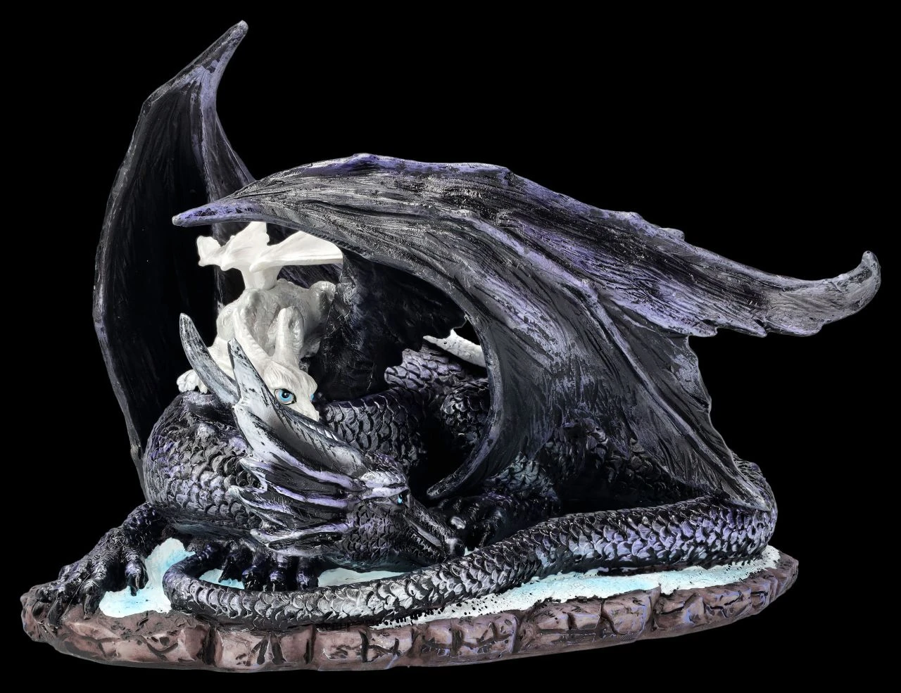 Drachenfigur Mit Jungem - Mothers Sanctuary 4 Drachenfigur Mit Jungem - Mothers Sanctuary – Bild 2