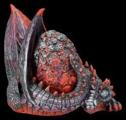 Drachenfigur - Feuerdrache Ember Bewacht Ei -Statuen Modell Verkauf 2D FS26695 Drachenfigur Feuerdrache Ember bewacht Ei 5 1280x1280