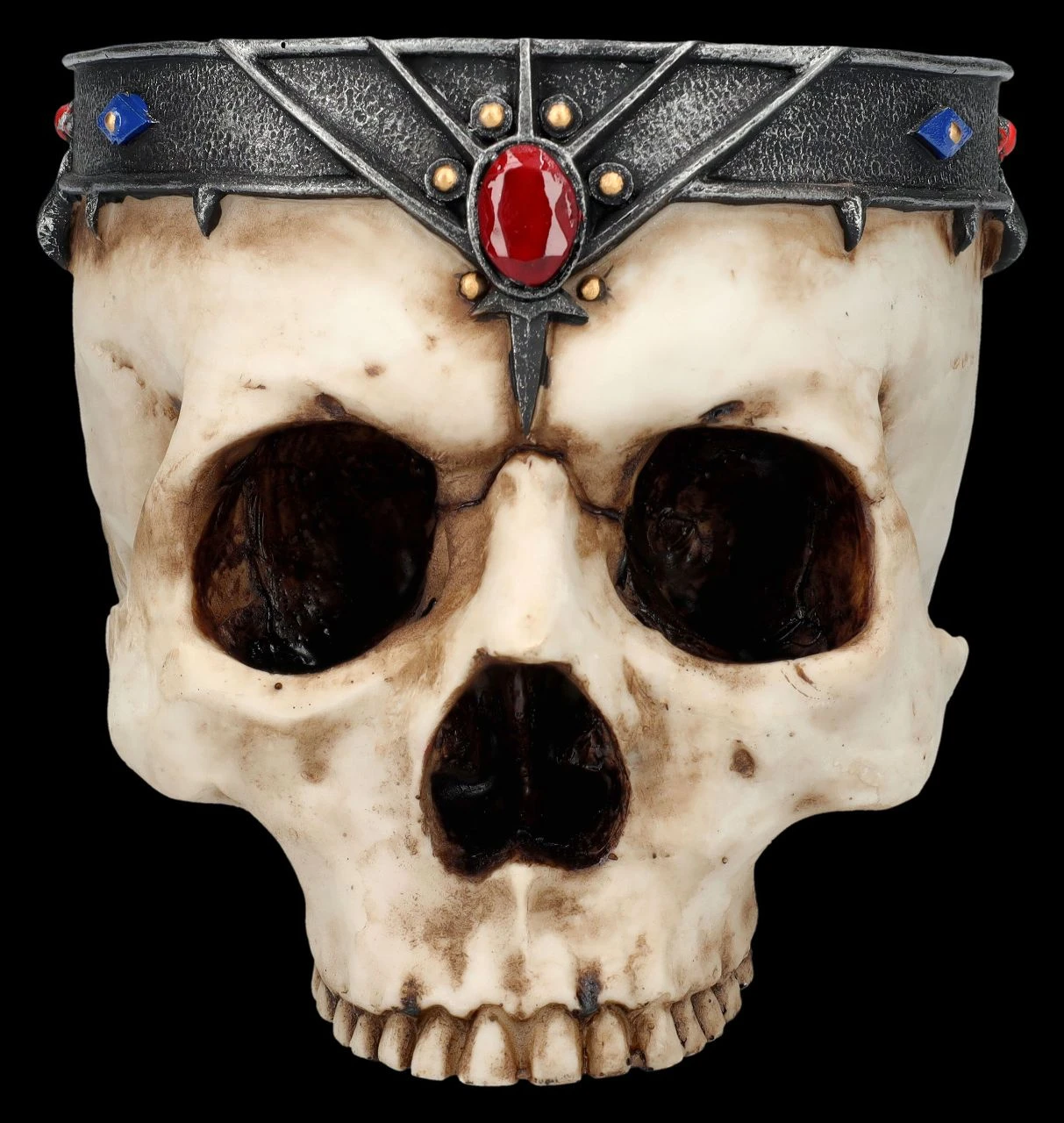 Totenkopf Schale Oder Blumentopf - Königlicher Schädel 5 Totenkopf Schale Oder Blumentopf - Königlicher Schädel – Bild 3