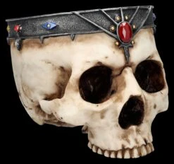 Totenkopf Schale Oder Blumentopf - Königlicher Schädel