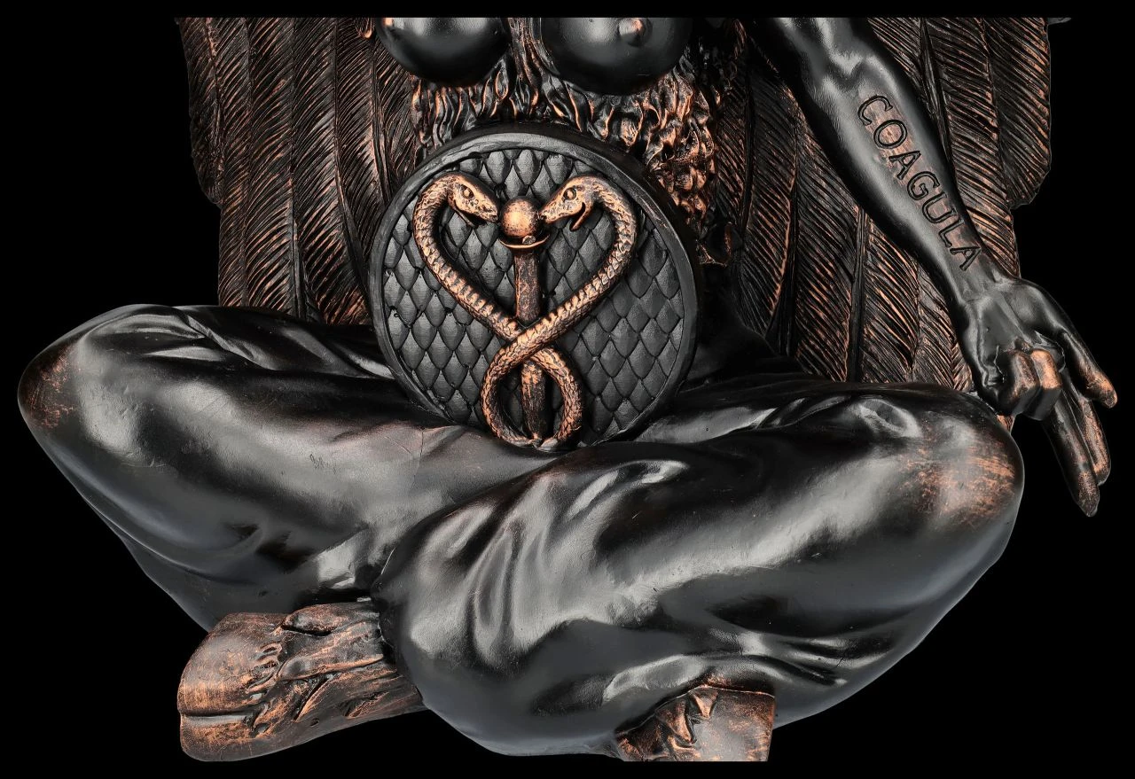 Baphomet Figur XXL - Kupferfarben 10 Baphomet Figur XXL - Kupferfarben – Bild 8