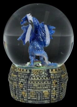 Schneekugel Drache - Midnight Dragon -Statuen Modell Verkauf 2D FS26797 Schneekugel Drache Midnight Dragon 2 1280x1280
