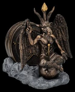 Baphomet Figur Mit Untersetzern
