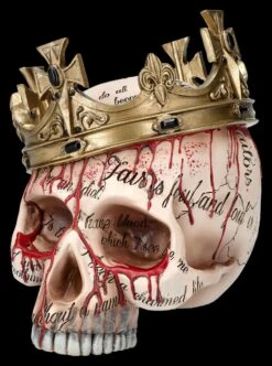 NEMESIS NOW Totenkopf Figur Mit Krone - Macbeth -Statuen Modell Verkauf 2D FS26806 Totenkopf Figur mit Krone Macbeth 6 1280x1280