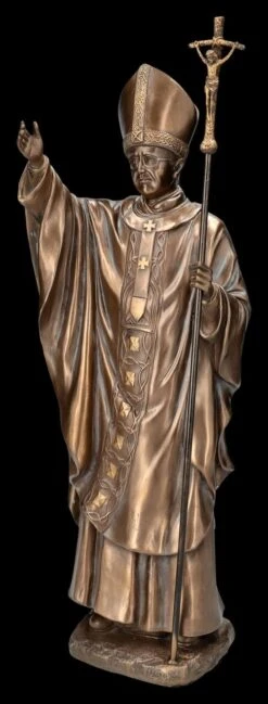 Heiligenfigur - Papst Franziskus Bronziert -Statuen Modell Verkauf 2D FS26863 Heiligenfigur Papst Franziskus bronziert 6 1280x1280