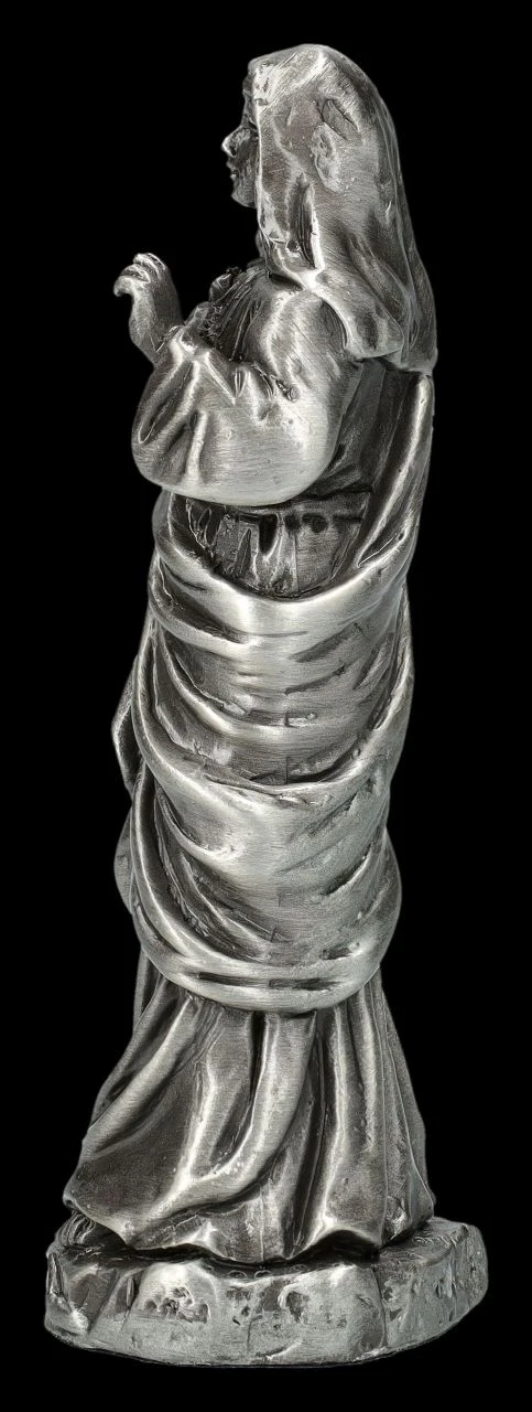 Heiligenfigur Zinn - Unbeflecktes Herz Mariä 5 Heiligenfigur Zinn - Unbeflecktes Herz Mariä – Bild 3