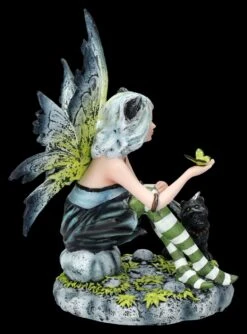 Elfen Figur Mit Schwarzer Elfen-Katze -Statuen Modell Verkauf 2D FS26944 Elfenfigur mit schwwarzer Elfen Katze 4 1280x1280