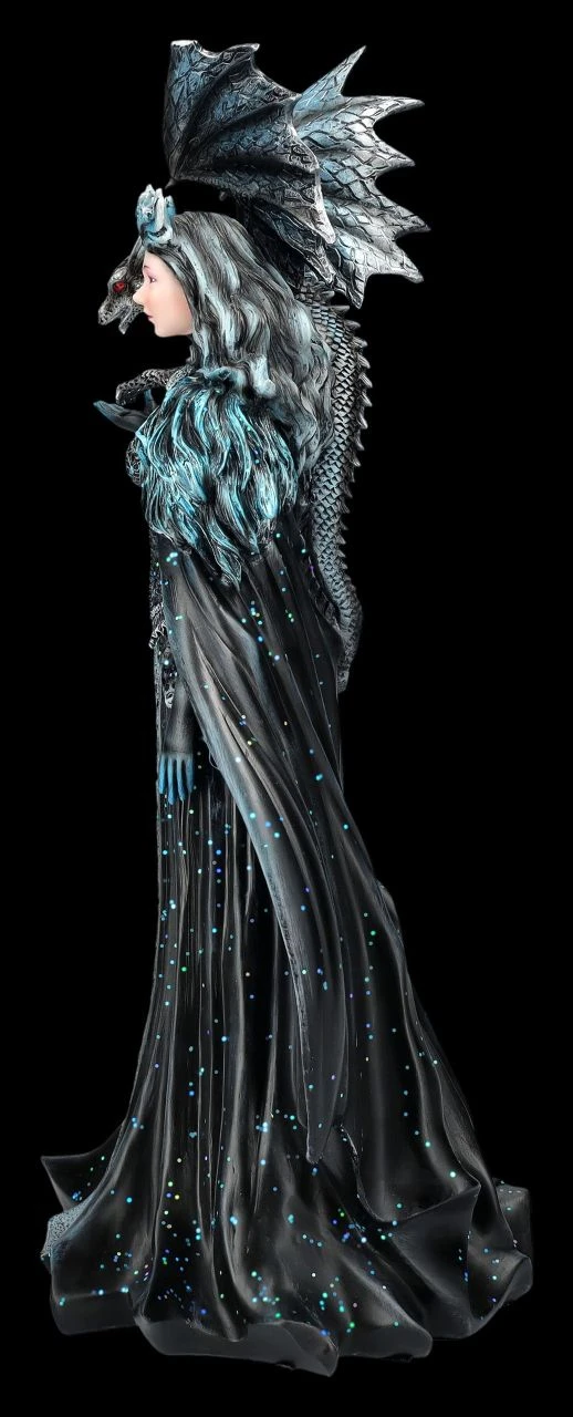 Magierin Figur Schwarz - Dark Queen Mit Drache 6 Magierin Figur Schwarz - Dark Queen Mit Drache – Bild 4