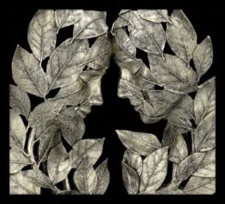 Skulptur Aus Blättern - Natürliche Emotion - Liebe -Statuen Modell Verkauf 2D FS27041 Skuptur aus Blattern Naturliche Emotion Liebe 7 1280x1280