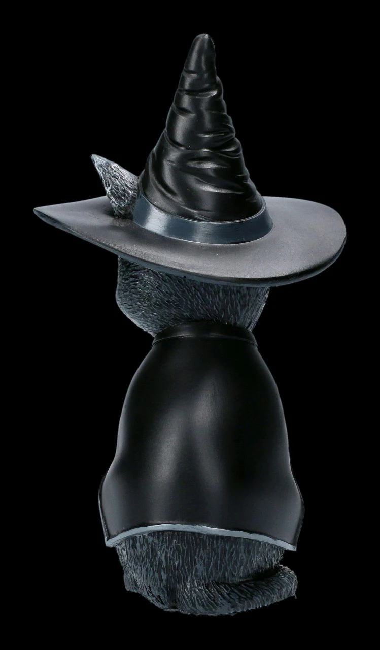 NEMESIS NOW Okkulte Katzenfigur Mit Hexenhut - Purrah 6 NEMESIS NOW Okkulte Katzenfigur Mit Hexenhut - Purrah – Bild 4