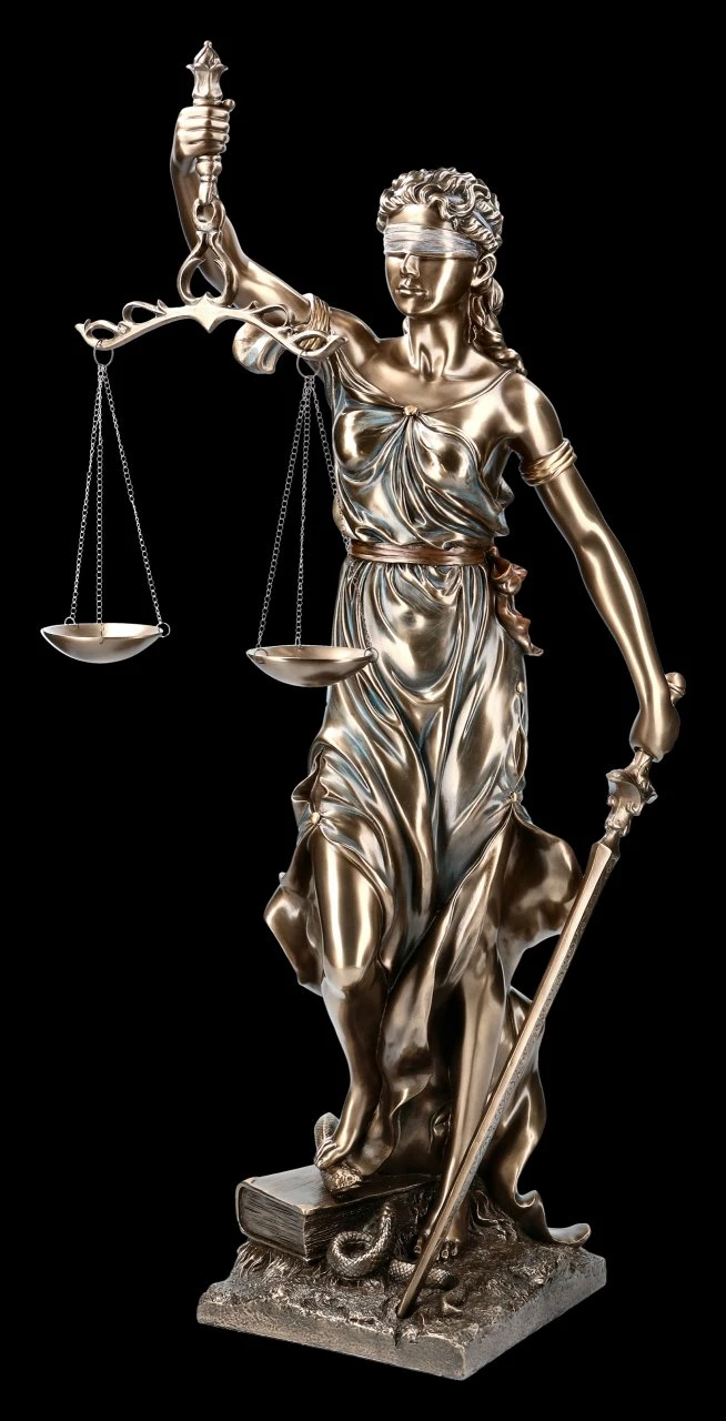 Justitia Statue - Mit Waage Und Schwert - Groß 3 Justitia Statue - Mit Waage Und Schwert - Groß